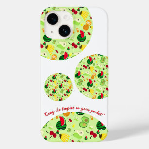 Funda Para iPhone 14 De Case-Mate Frenzy tropical