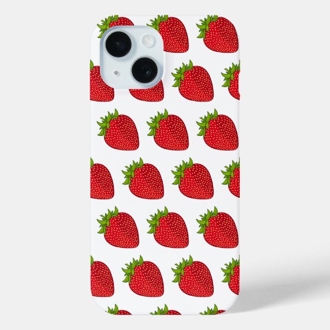 Funda De Case-Mate Para iPhone Fresa (Reverso )