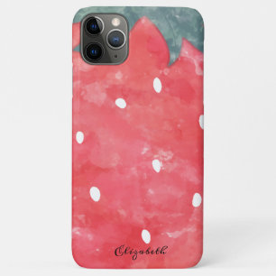 Funda Para iPhone 11 Pro Max Fresa de acuarela linda
