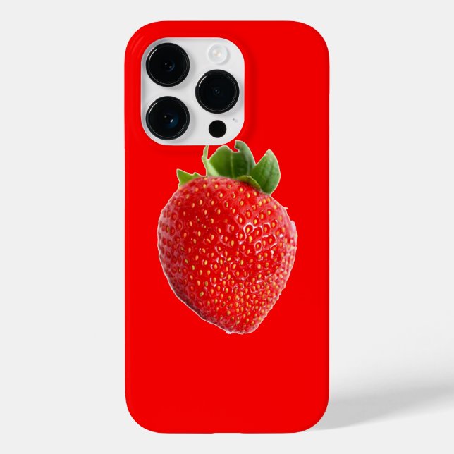 Funda De Case-Mate Para iPhone Fresa de verano (Reverso )