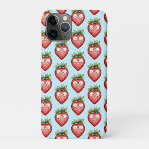 Funda Para iPhone 11 Pro Fresa Inteligente