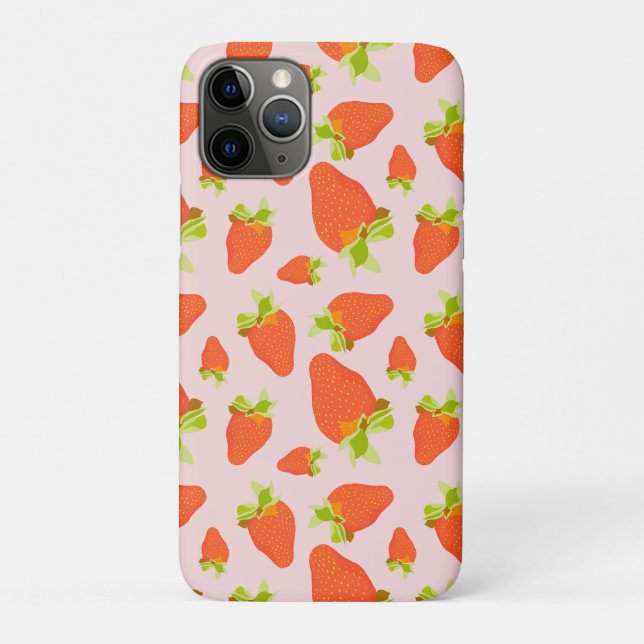 Funda De Case-Mate Para iPhone Fresa Leche (Reverso)