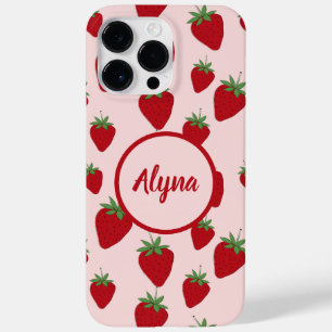 Funda Para iPhone 14 Pro Max De Case-Mate Fresa rosada