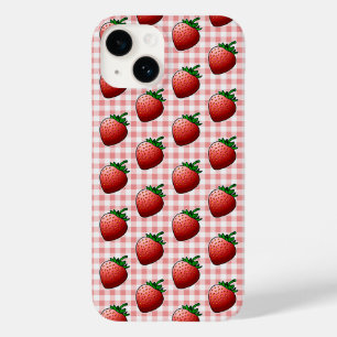 Funda Para iPhone 14 De Case-Mate Fresas Rojas