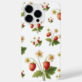 Funda Para iPhone 14 Pro Max De Case-Mate Fresas silvestres Vibe de verano acuarela