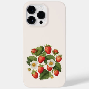 Funda Para iPhone 14 Pro Max De Case-Mate Fresas silvestres Vibra de Verano Acuarela