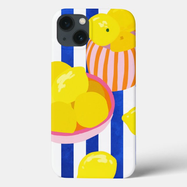 Funda De Case-Mate Para iPhone Frescor de limón (Reverso)