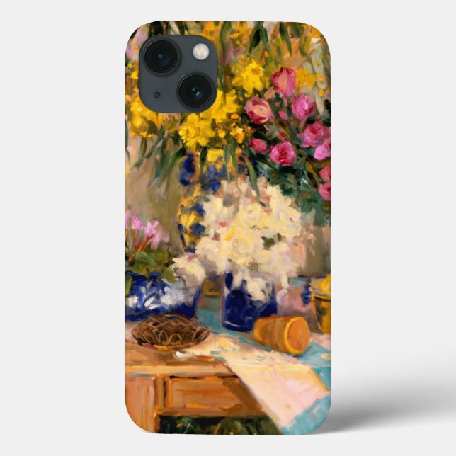 Funda De Case-Mate Para iPhone Fresh Flowers II (Reverso)