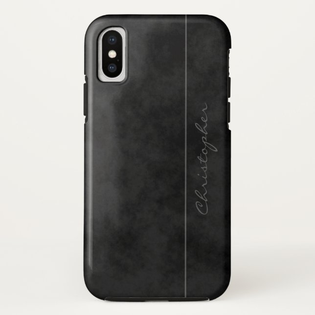Funda De Case-Mate Para iPhone Fria Firma Manchada Negra en iPhone X (Reverso)