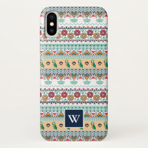 Funda Para iPhone X Frida Kahlo el   Patrón de Colores