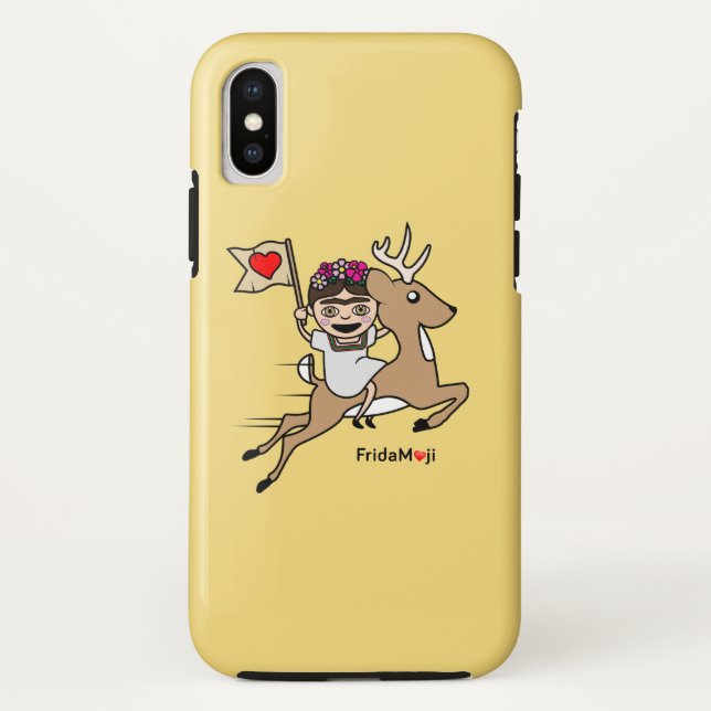 Funda De Case-Mate Para iPhone Frida Kahlo | Frida Moji - Reno (Reverso)
