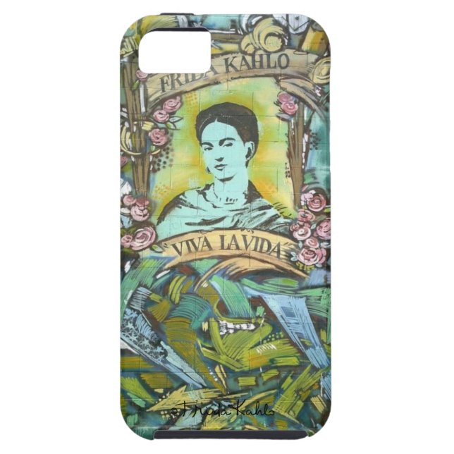 Funda De Case-Mate Para iPhone Frida Kahlo Graffiti (Atrás)