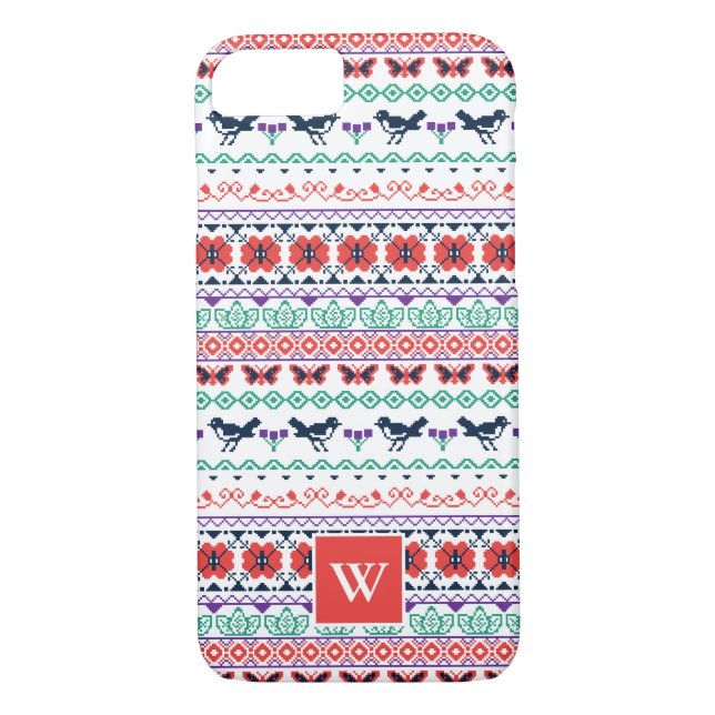 Funda De Case-Mate Para iPhone Frida Kahlo| Patrón mexicano (Reverso)