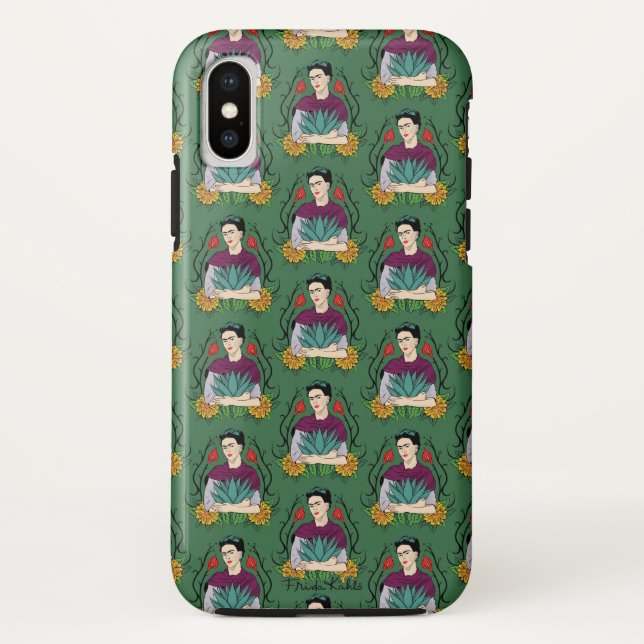Funda De Case-Mate Para iPhone Frida Kahlo| Patrón Mi México Lindo (Reverso)
