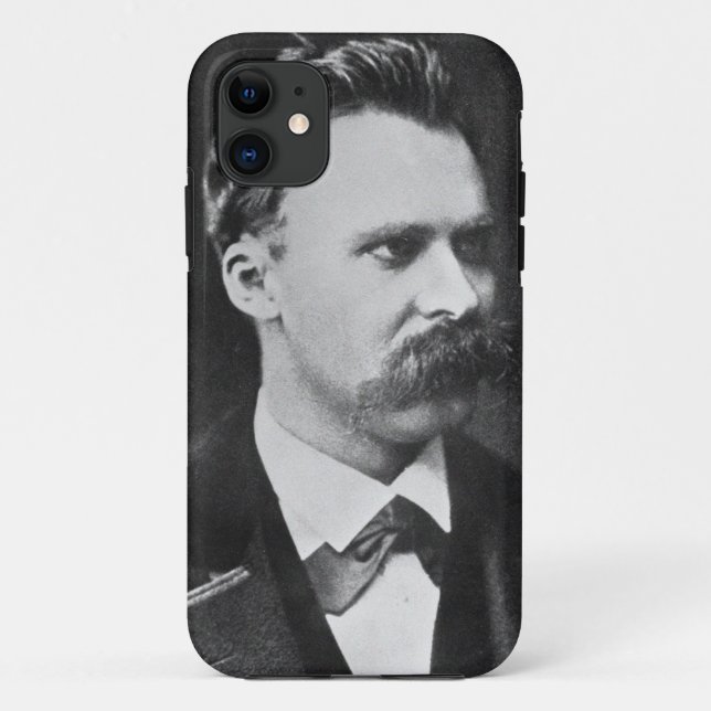 Funda De Case-Mate Para iPhone Friedrich Wilhelm Nietzsche (1844-1900) 1873 (b/w (Reverso)