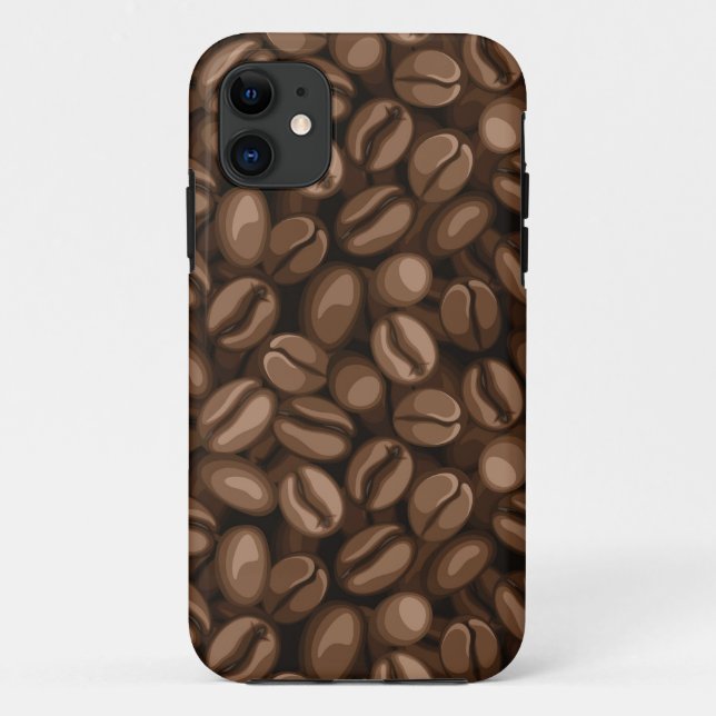 Funda De Case-Mate Para iPhone Frijoles para café (Reverso)
