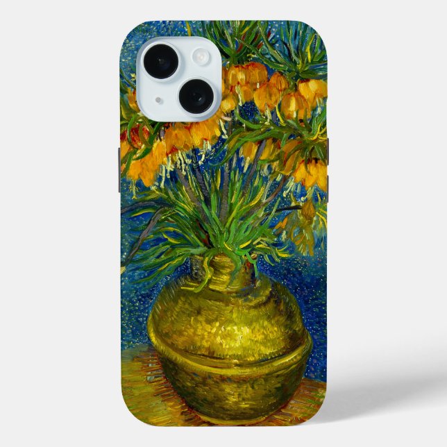 Funda De Case-Mate Para iPhone Fritillas Imperiales de Van Gogh (Reverso )