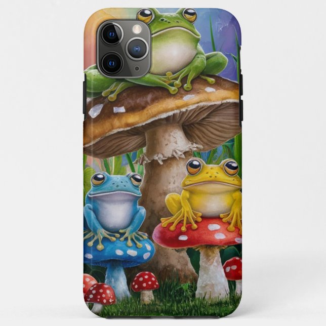 Funda De Case-Mate Para iPhone Froggie Friends (Reverso)