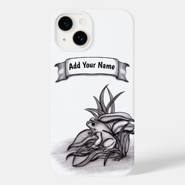 Funda De Case-Mate Para iPhone Froggy, agrega tu nombre (Reverso )