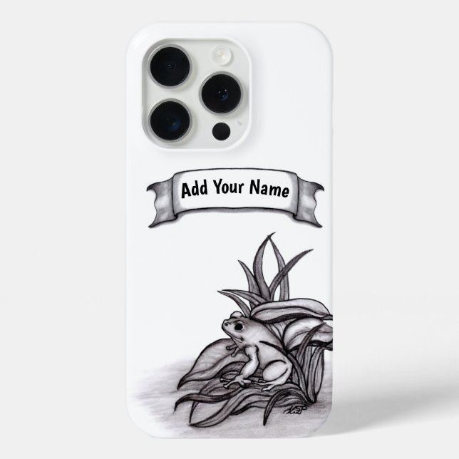 Funda De Case-Mate Para iPhone Froggy, agrega tu nombre (Reverso )