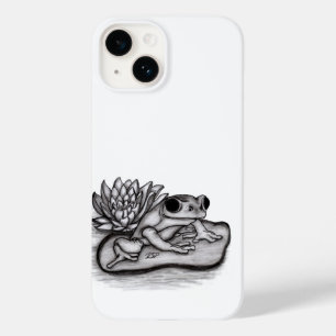 Funda Para iPhone 14 De Case-Mate Froggy con Lotus Flower
