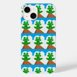 Funda Para iPhone 14 De Case-Mate Froggy en un estuche de teléfono de la colina