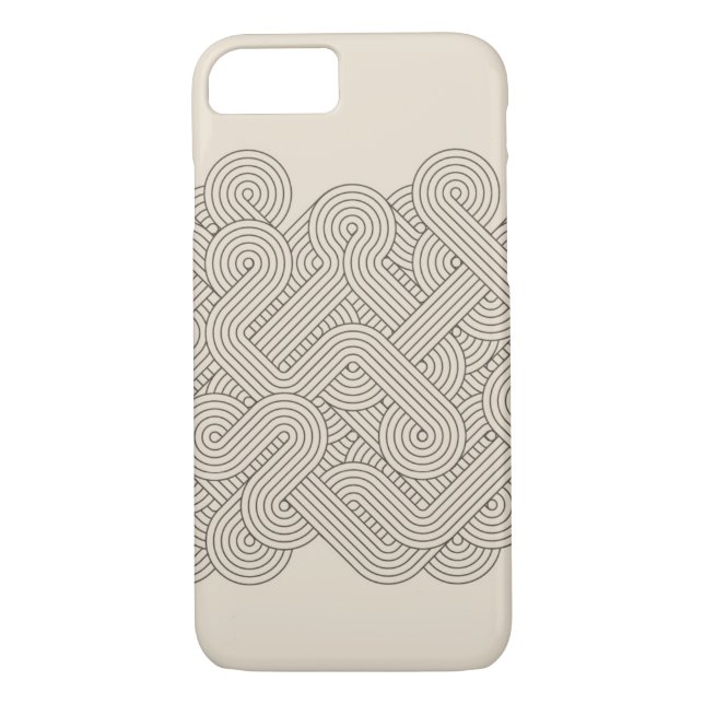 Funda De Case-Mate Para iPhone Frontera abstracta (Reverso)