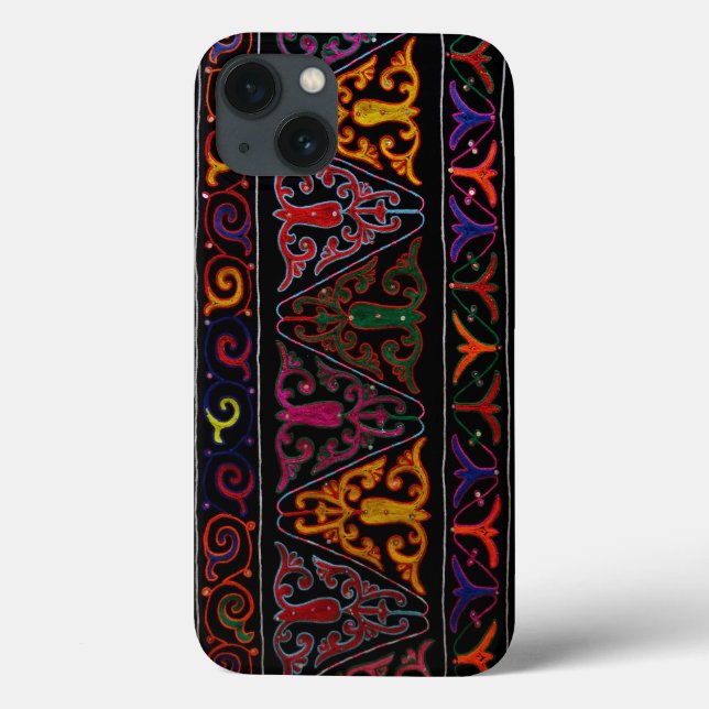 Funda De Case-Mate Para iPhone Frontera del Bordado de Xinjiang (Reverso)