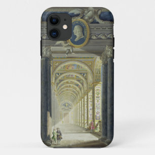 Funda Para iPhone 11 Frontispiece con un retrato del medallón de