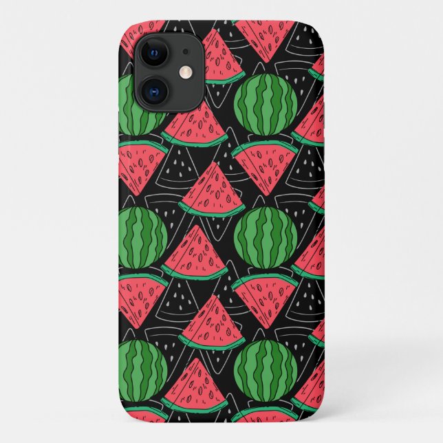 Funda De Case-Mate Para iPhone Fruit seamless pattern | Fruit surface pattern 11 (Reverso)