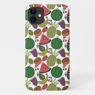 Funda Para iPhone 11 Fruit seamless pattern   Fruit surface pattern 15