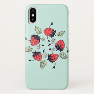 Funda Para iPhone X Fruta de Kawaii