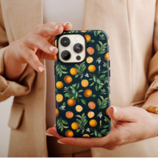 Funda Para iPhone 14 De Case-Mate Fruta de los Naranjas negros   iPhone 14 Funda-mat