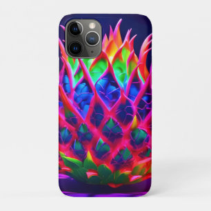 Funda Para iPhone 11 Pro Fruta del dragón de neón eléctrico