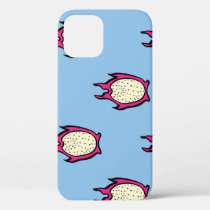 Funda Para iPhone 12 Fruta del dragón: Dibujo de tinta de época.