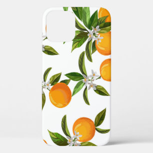 Funda Para iPhone 12 Frutas cítricas: Ilustracion digital vintage