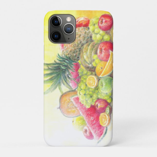 Funda De Case-Mate Para iPhone Frutas felices (Reverso)