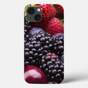 Funda Para iPhone 13 Frutas sabrosas del verano en una tabla de madera