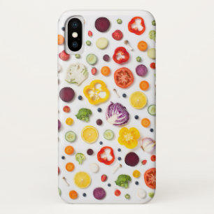 Funda Para iPhone X Frutas y hortalizas