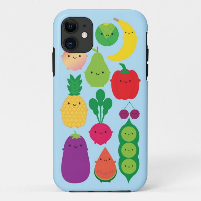 Funda De Case-Mate Para iPhone Frutas y verduras al día (Reverso)