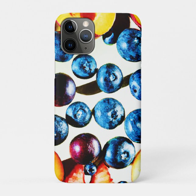 Funda De Case-Mate Para iPhone Fruto patrón de vibración (Reverso)