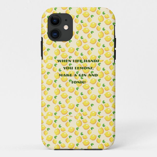 Funda De Case-Mate Para iPhone Frutos cítricos, limones, frescos y fáciles de edi (Reverso)