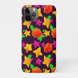 Funda Para iPhone 11 Pro Frutos de colores dinámicos y arte del patrón de e