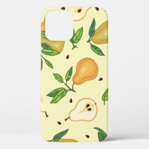 Funda Para iPhone 12 Frutos del oído amarillo: Ilustracion vintage.