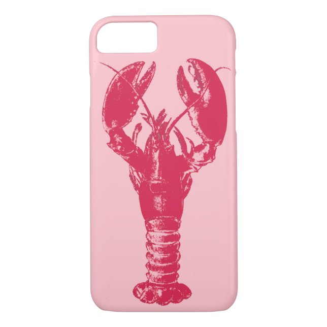 Funda De Case-Mate Para iPhone Fuchsia Lobster en rosa claro (Reverso)