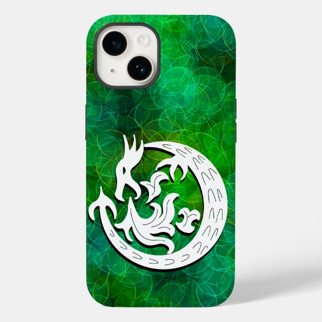 Funda De Case-Mate Para iPhone Fuego de dragones (Reverso )