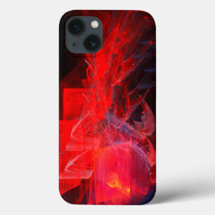 Funda Para iPhone 13 Fuego De Fuego - Arte Resumen, Colores Excitantes 