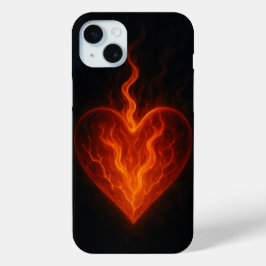 Funda Para iPhone 15 Mini Fuego Interior – Estuche para iPhone Estético de C