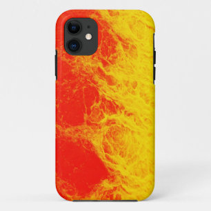 Funda Para iPhone 11 Fuego rojo y amarillo en llamas