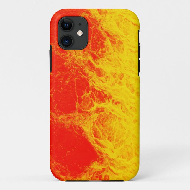 Funda De Case-Mate Para iPhone Fuego rojo y amarillo en llamas (Reverso)